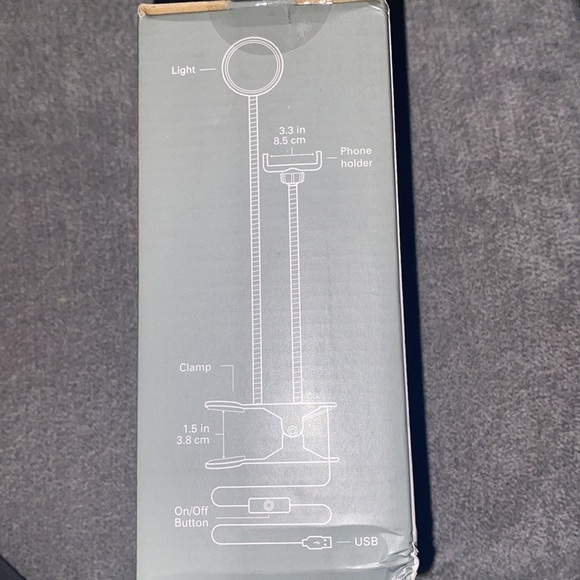 Live Streaming Kit Phone Holder plus light USB powered fits all phones - Picture 4 of 6